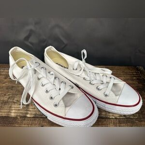 White Converse sneakers